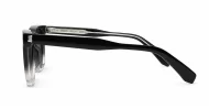 Amiri Black polarised sunglasses gradient black frames Grey lenses