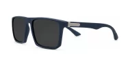 Men's polarised sunglasses with super dark lenses and metal temple detail, iPOP NZ
