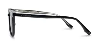 iPOP Solara polarised wayfarer sunglasses in with dark grey lenses