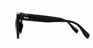 Women's large square sunglasses with silver pips, iPOP NZ