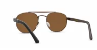 Square vintage aviator sunglasses with top bar and flex hinges, unisex, iPOP NZ