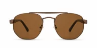 Square vintage aviator sunglasses with top bar and flex hinges, unisex, iPOP NZ