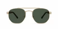 Square vintage aviator sunglasses with top bar and flex hinges, unisex, iPOP NZ