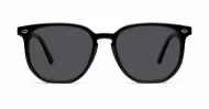 Timoti Black unisex polarised sunglasses black frames dark grey lenses