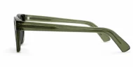 Spike Grey translucent sunglasses with dark grey lenses gold pip detail and inner core wire temples