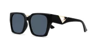 Marguerite medium classic sunglasses with gold temple detailing and UV400 lenses