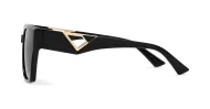 Marguerite medium classic sunglasses with gold temple detailing and UV400 lenses