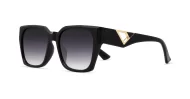 Marguerite medium classic sunglasses with gold temple detailing and UV400 lenses