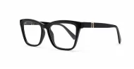 Womens blue light glasses NZ with soft square frame and gold temples