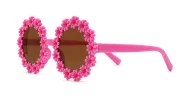 Daisy kids sunglasses with colourful flower design