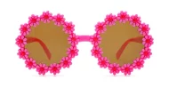 Daisy kids sunglasses with colourful flower design