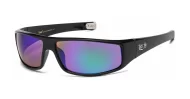 LOCS XXL 91269-Black sunglasses with mirror lenses