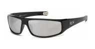 LOCS XXL 91269-Black sunglasses with mirror lenses