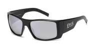LOCS XXL 91319-Mirror sunglasses with black frame