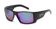 LOCS XXL 91319-Mirror sunglasses with black frame