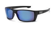 LOCS 91338-MBRV wraparound sunglasses with colour mirror lenses