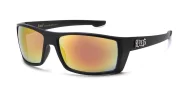 LOCS 91338-MBRV wraparound sunglasses with colour mirror lenses