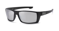 LOCS 91338-MBRV wraparound sunglasses with colour mirror lenses