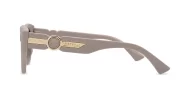 Vintage cat eye sunglasses with gold medallion temple detail