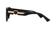 Vintage cat eye sunglasses with gold medallion temple detail