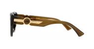 Vintage cat eye sunglasses with gold medallion temple detail