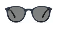 Round vintage matte sunglasses with slim metal temples