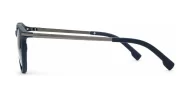 Round vintage matte sunglasses with slim metal temples
