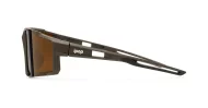Rouge wraparound sports sunglasses with vented temples and shield lenses