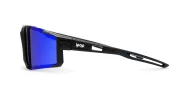 Rouge wraparound sports sunglasses with vented temples and shield lenses