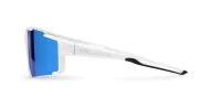 Rouge wraparound sports sunglasses with vented temples and shield lenses