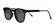 Arlo Black vintage polarised sunglasses super dark lenses UV400