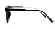Arlo Black vintage polarised sunglasses super dark lenses UV400