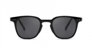 Arlo Black vintage polarised sunglasses super dark lenses UV400