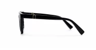 Womens blue light glasses NZ with soft square frame and gold temples