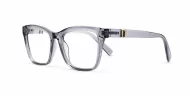 Womens blue light glasses NZ with soft square frame and gold temples