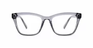 Womens blue light glasses NZ with soft square frame and gold temples