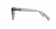 Womens blue light glasses NZ with soft square frame and gold temples
