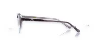 gradient translucent TR90 blue light glasses BL28057 with silver temple accents