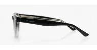 Maui Black wayfarer polarised sunglasses with black gradient frames superdark grey lenses and inner core wire temples