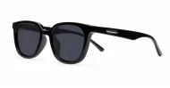 Marlowe women's square polarised sunglasses with silver temple accents