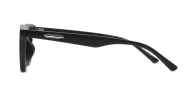 Marlowe women's square polarised sunglasses with silver temple accents