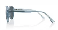 Avatar square aviator polarised sunglasses with superdark lenses and polycarbonate frames