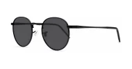 Vintage round teardrop polarised sunglasses with engraved bridge detail