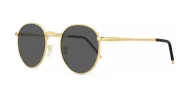 Vintage round teardrop polarised sunglasses with engraved bridge detail