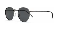 Vintage round teardrop polarised sunglasses with engraved bridge detail