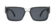 Women's polarised sunglasses with wide gold detailed temples