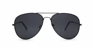 The Superdark Aviator UV400 sunglasses with sleek metal frames and dark glass lenses