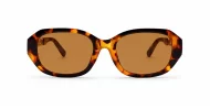 Riviera vintage oval sunglasses with gold chain temples