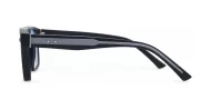 Men's UV400 squared sunglasses in matte finish with inner core wire temples
