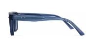 Men's UV400 squared sunglasses in matte finish with inner core wire temples
